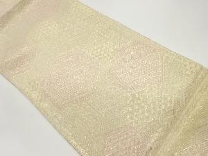 佐賀錦亀甲に菱模様織出しリバーシブル全通袋帯